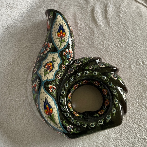 Red and White Ceramic Art Masterpiece - Picture 2 of 7